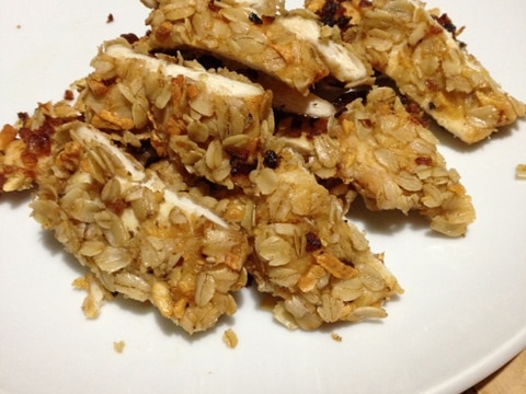 ささみのオートミール揚げ